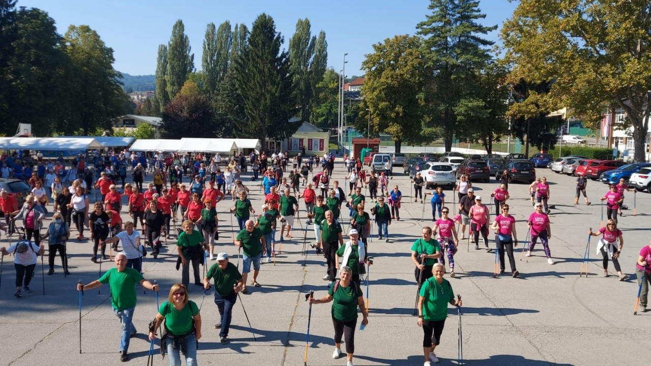 ODRŽAN 3. FESTIVAL NORDIJSKOG HODANJA I PJEŠAČENJA U SAMOBORU "U SUSRET ZDRAVLJU"